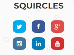 biểu tượng, css3, Icons, ios7, Squircles, thiet ke web